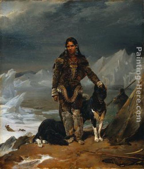 Leon Cogniet A Woman from the Land of Eskimos